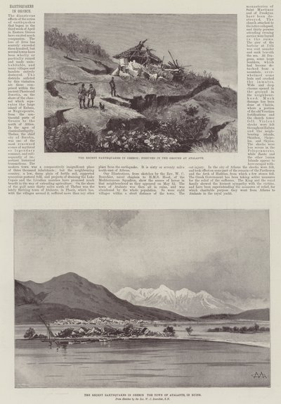 Earthquakes in Greece by Charles Auguste Loye